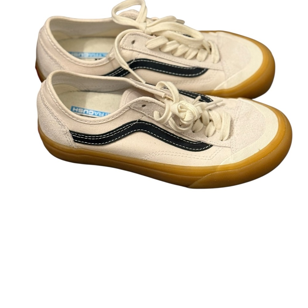 Vans Old Skool 36 Decon SF marshmallow and Navy with a gum sole NWOT - Picture 6 of 14